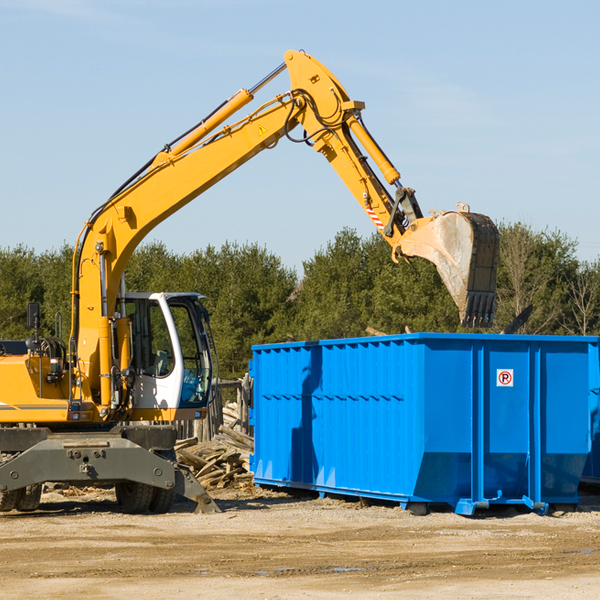 how does a residential dumpster rental service work in White Pine MI